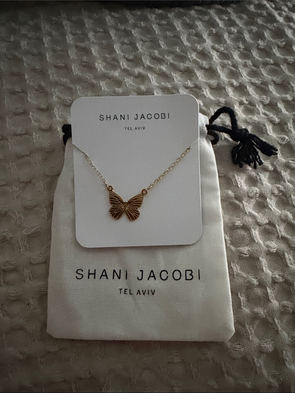 Gold Butterfly Pendant Necklace